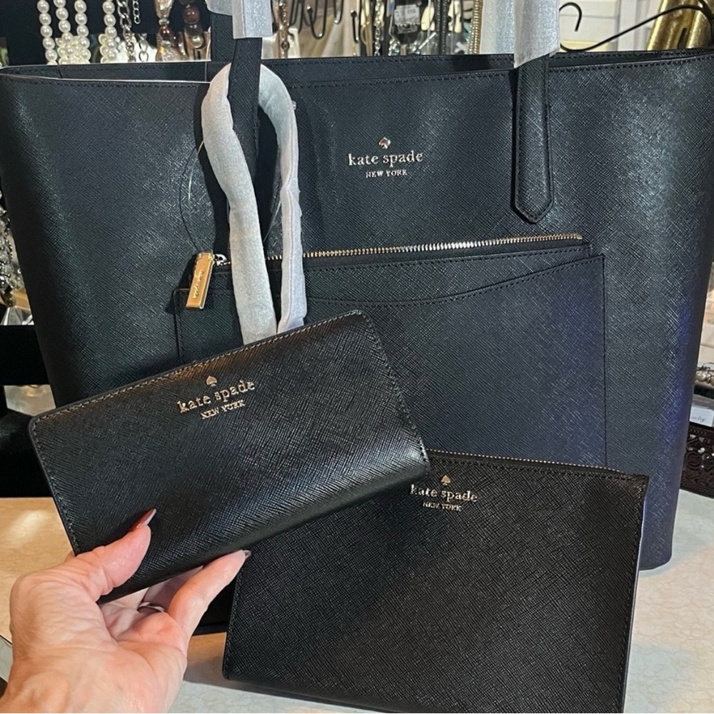Kate Spade Tote Wallet Makeup & Accessory Bag! A Great Collection!